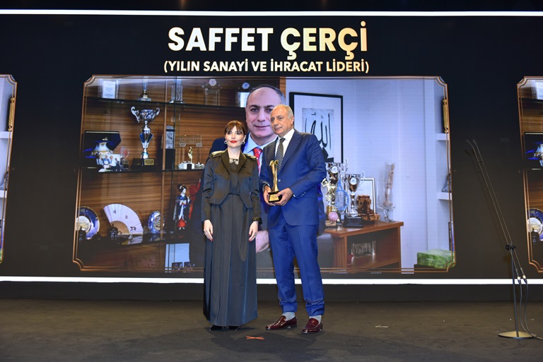Saffet Çerçi :   �Y�l�n Sanayi Ve �hracat Lideri� Ödülüne Lay�k Görüldü 